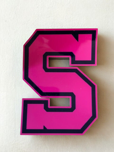 Pink Shafter "S" Sticker