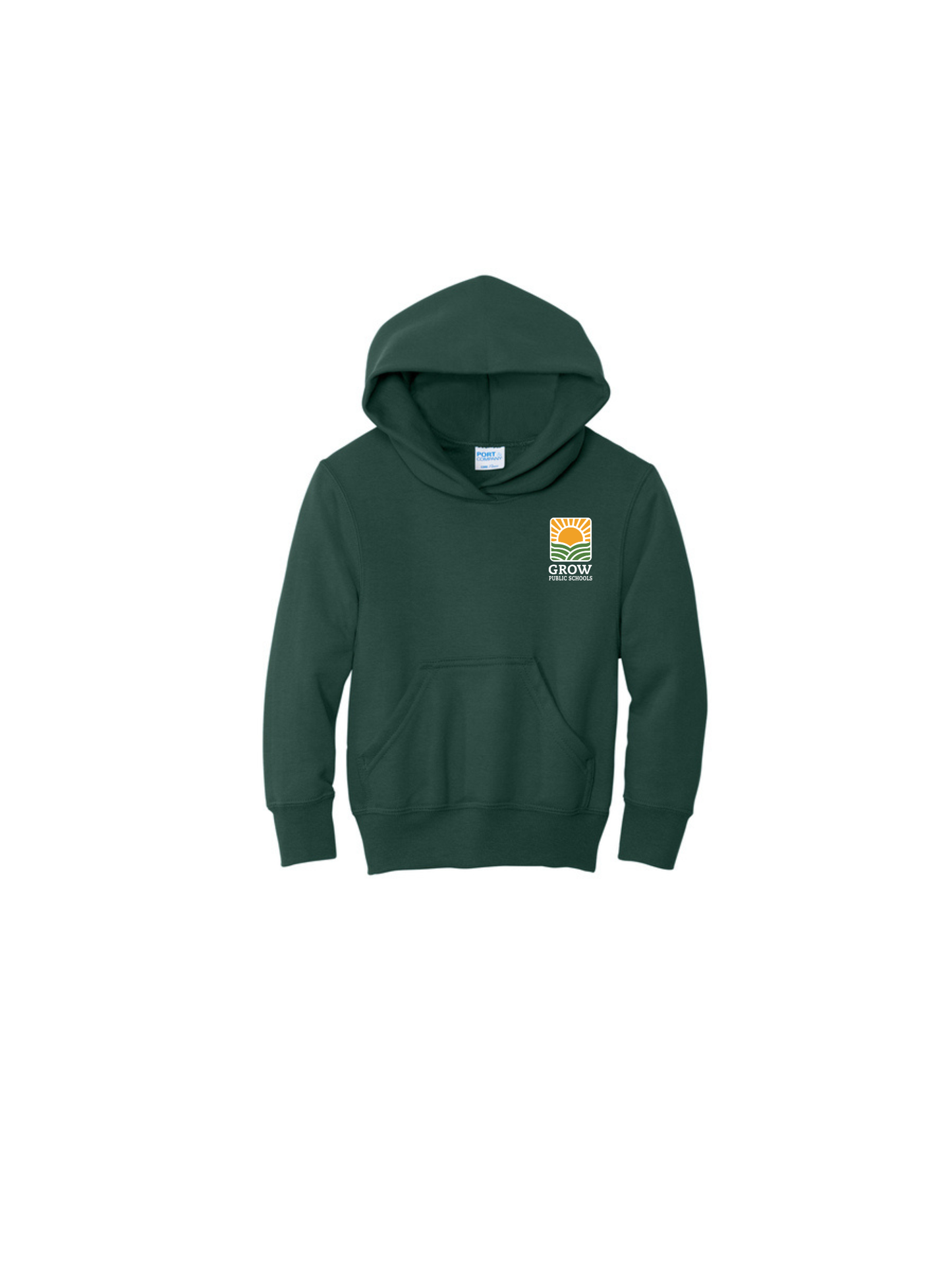 Youth Green Hooded Sweater