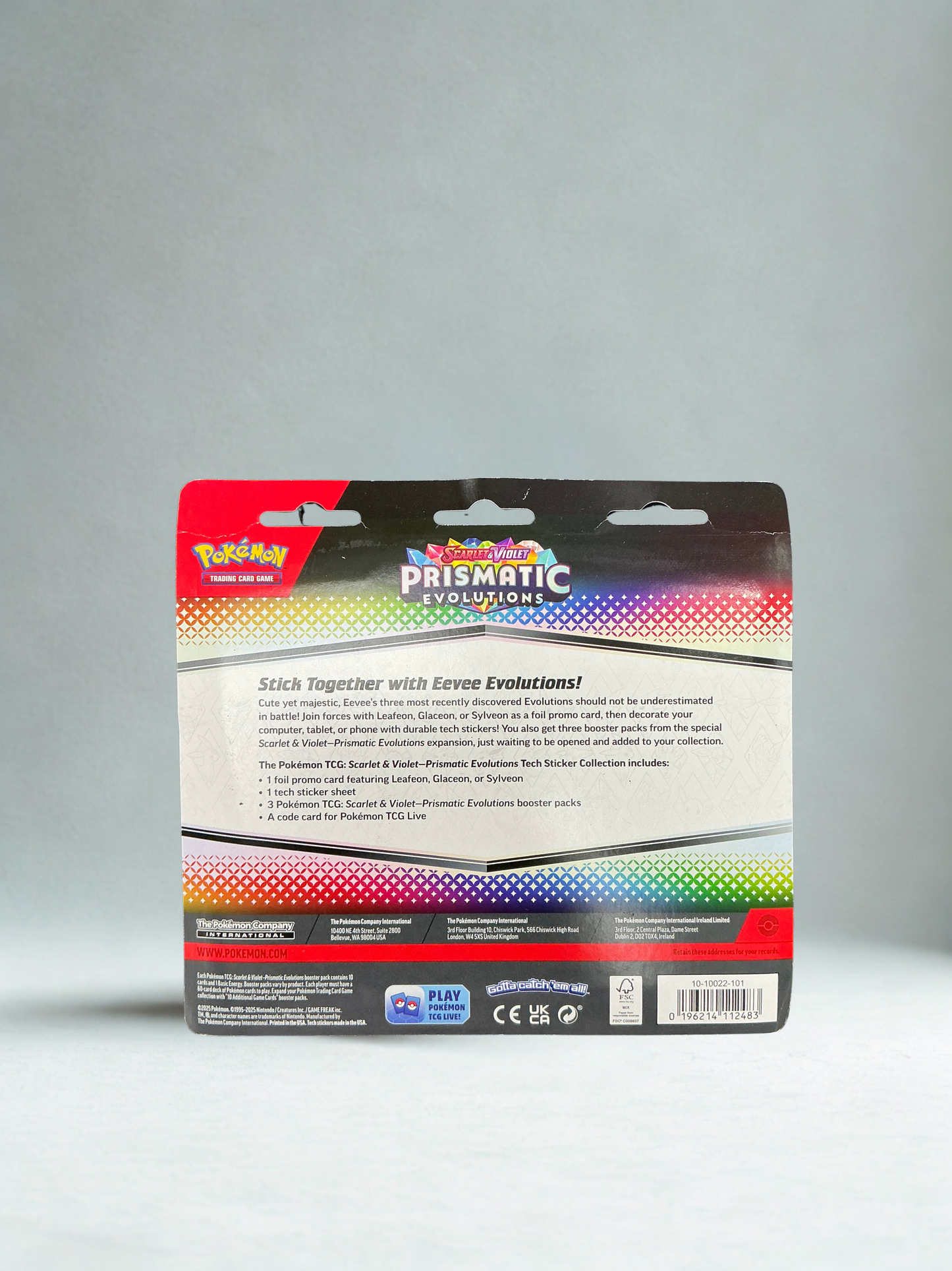 Pokemon TCG: Prismatic Evolutions Tech Sticker Collection
