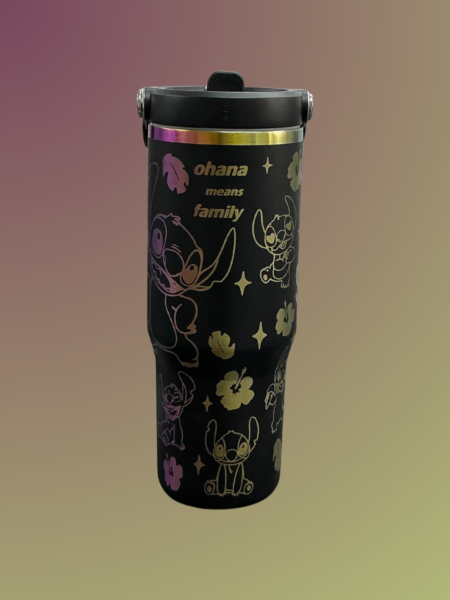 Iridescent Stitch Stanley- 30oz