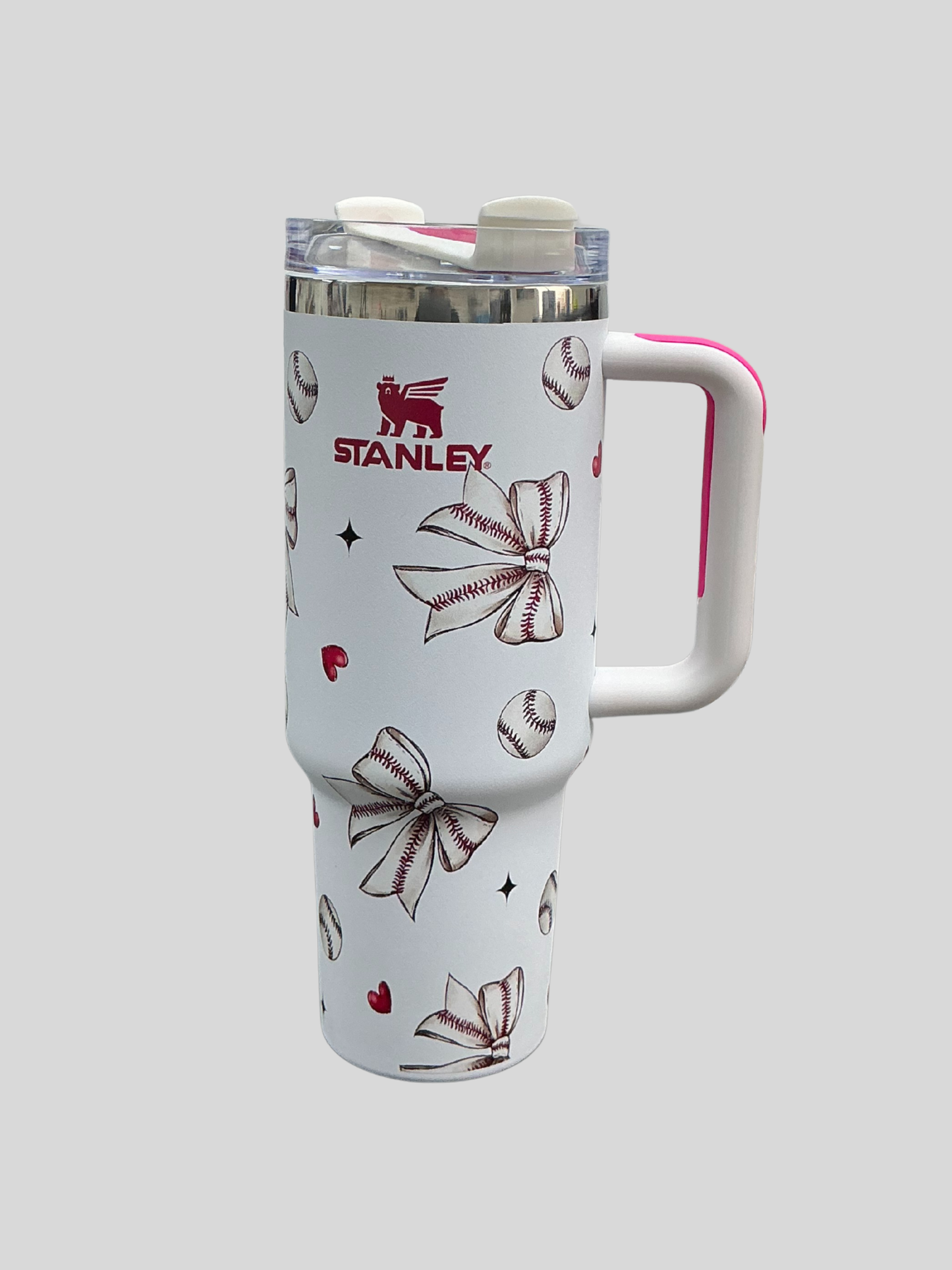 Bows & Baseball Stanley- 40oz