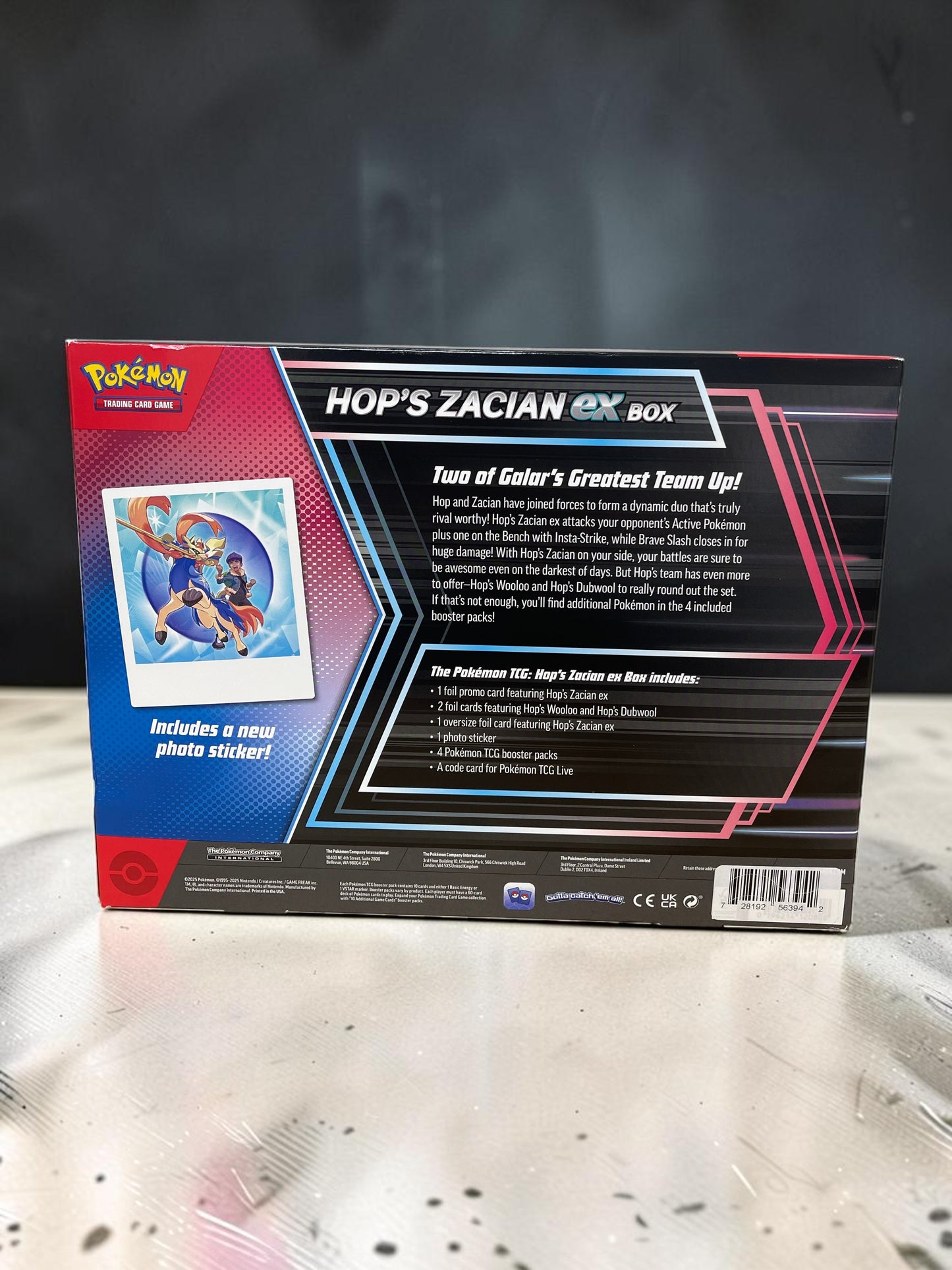 Pokémon TCG: Hop’s Zacian EX Box