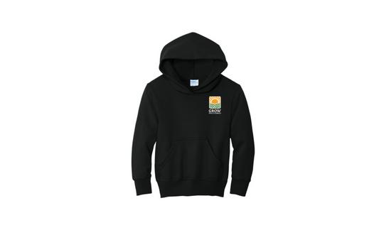 Youth Black Hooded Sweater