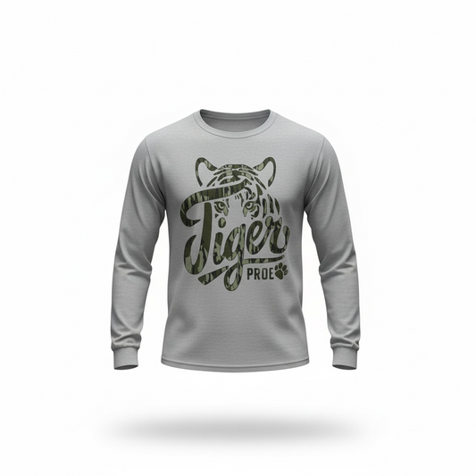 Camo Tiger Pride Long Sleeve Shirt