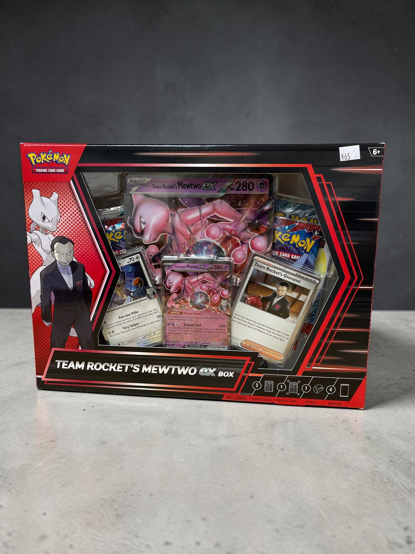 Pokémon TCG: Team Rocket's Mewtwo EX Box