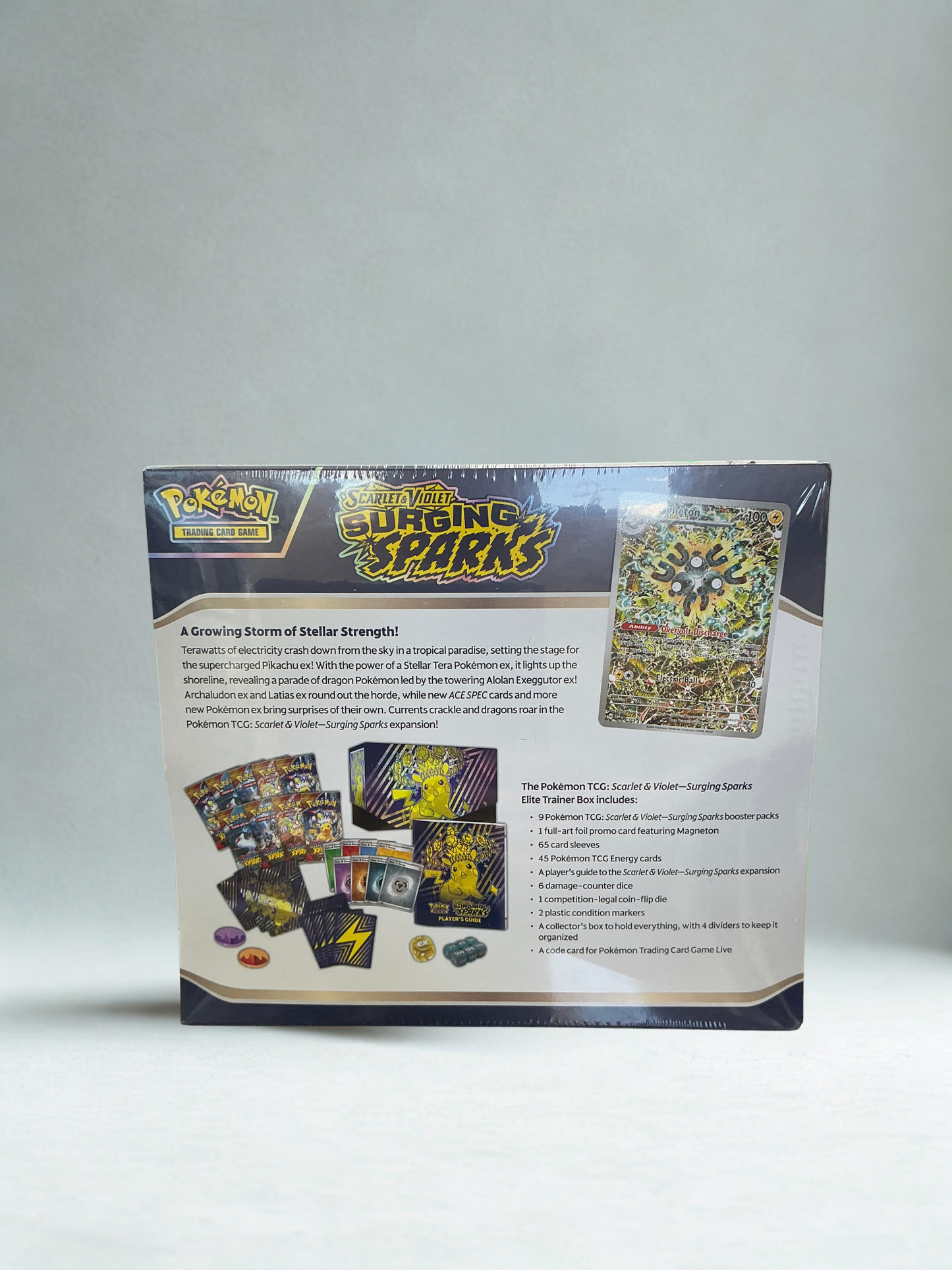 Pokémon TCG: Surging Sparks Elite Trainor Box