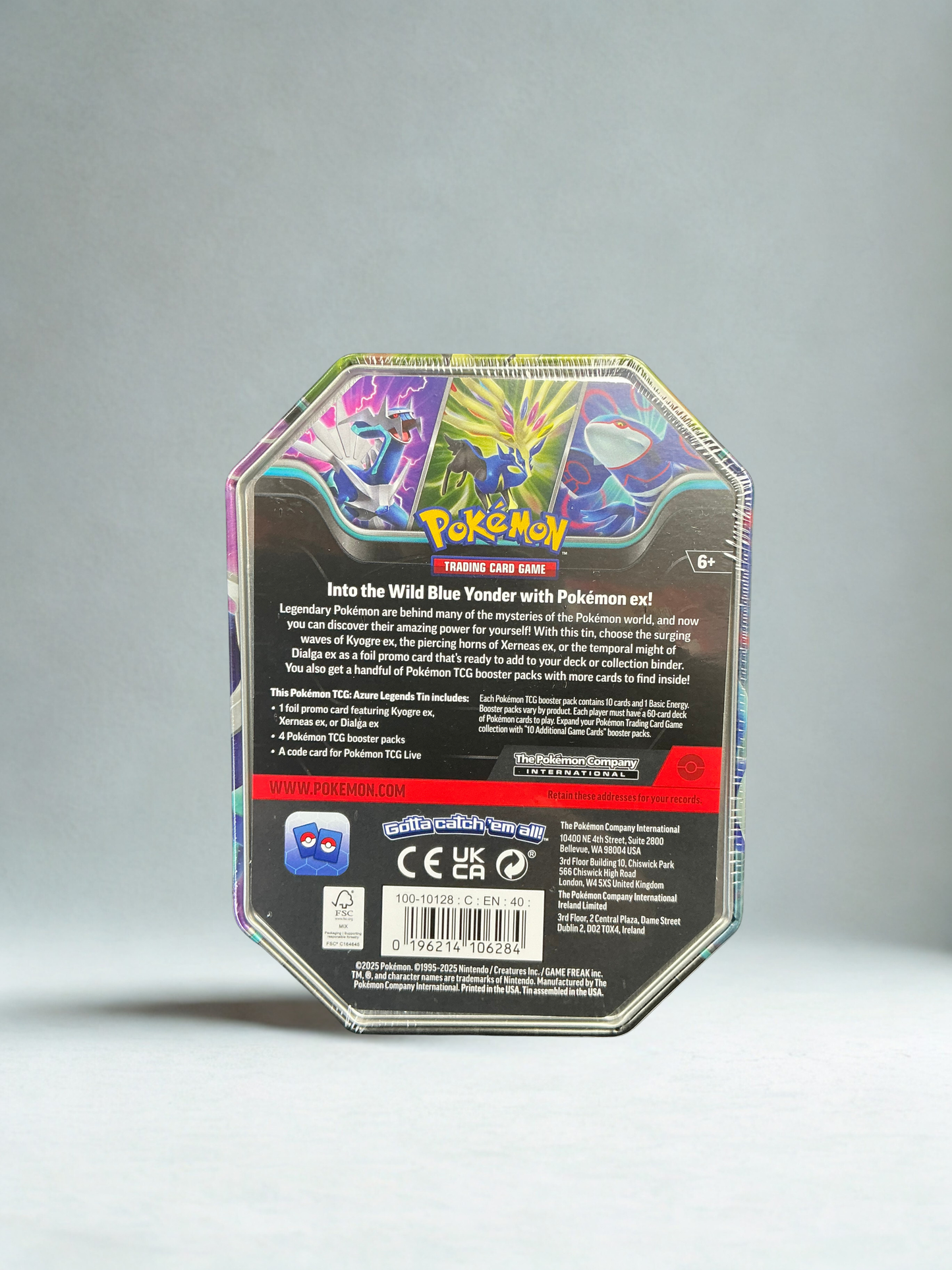 Pokémon TCG: Azure Legends Tin [Xerneas ex]