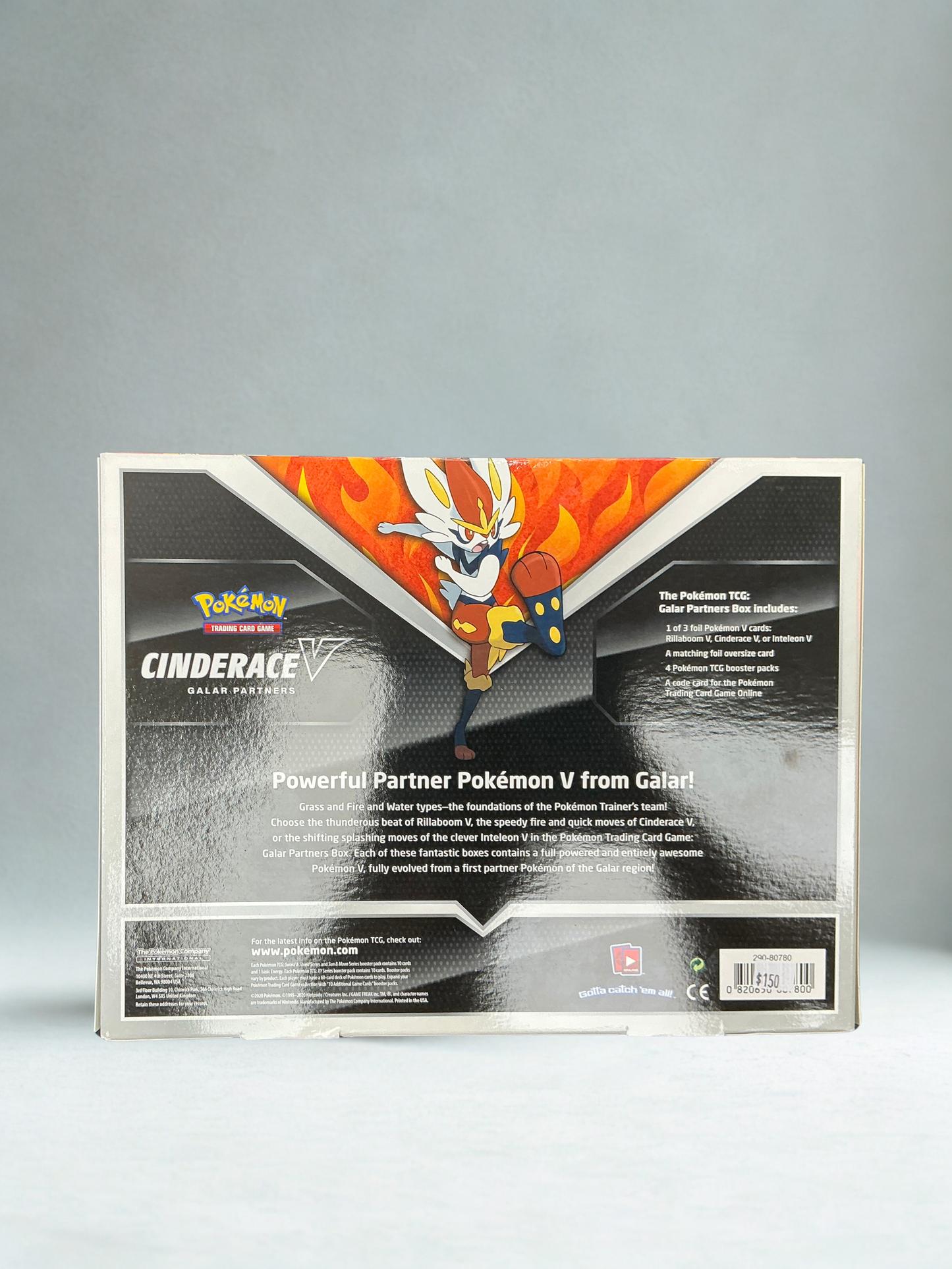 Pokémon TCG: Galar Partners Box [Cinderace V]