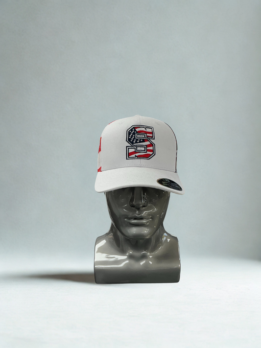 Shafter "S" American Flag Hat