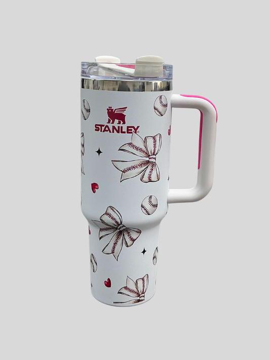 Bows & Baseball Stanley- 40oz