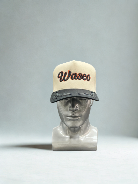 Wasco Hat with Vine Embroidery on Visor