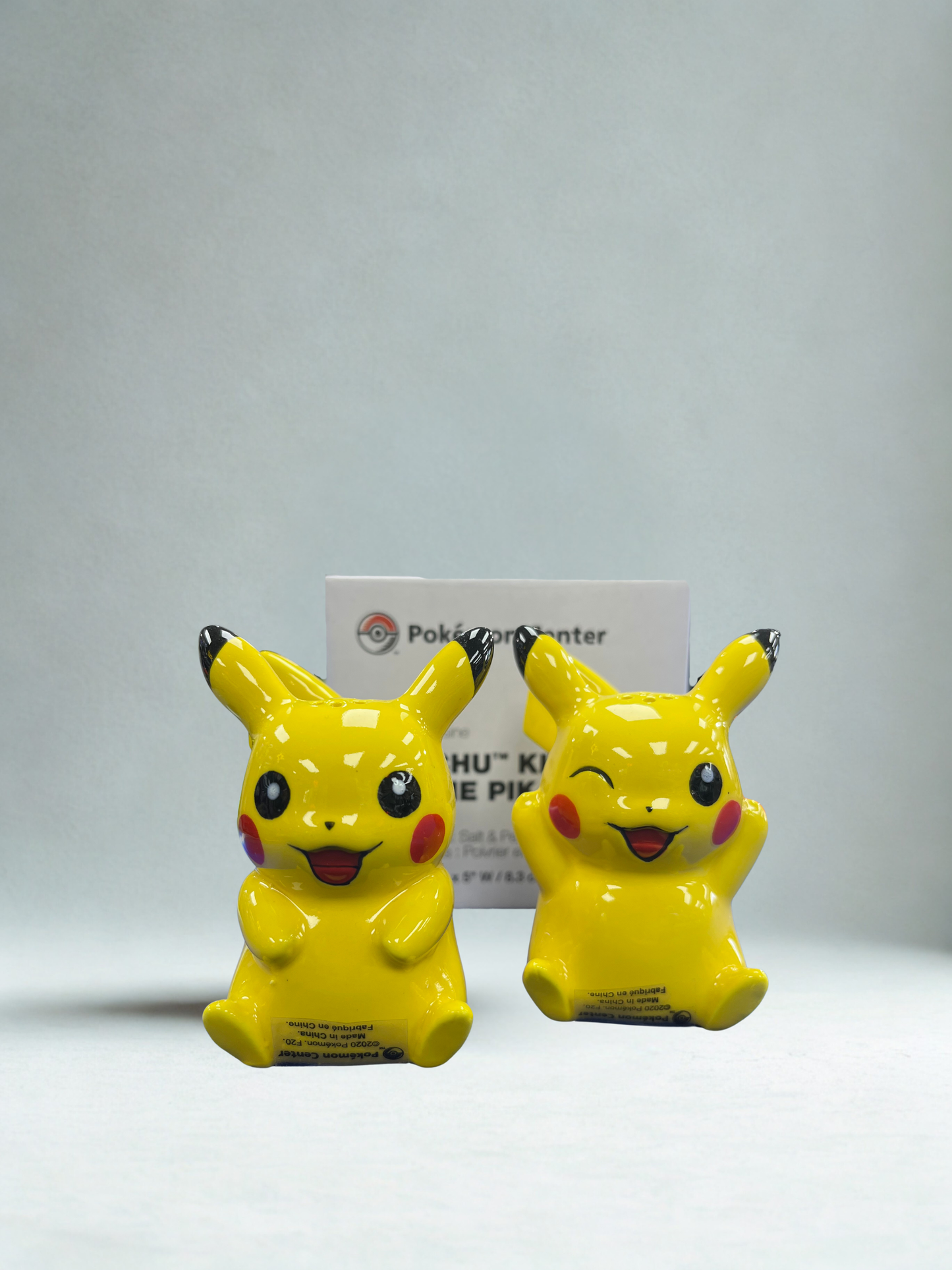 Pokémon Center: Pikachu Kitchen Ceramic Salt & Pepper Shaker Set, Butter Dish, Treat Jar (NOT SOLD SEPERATELY)