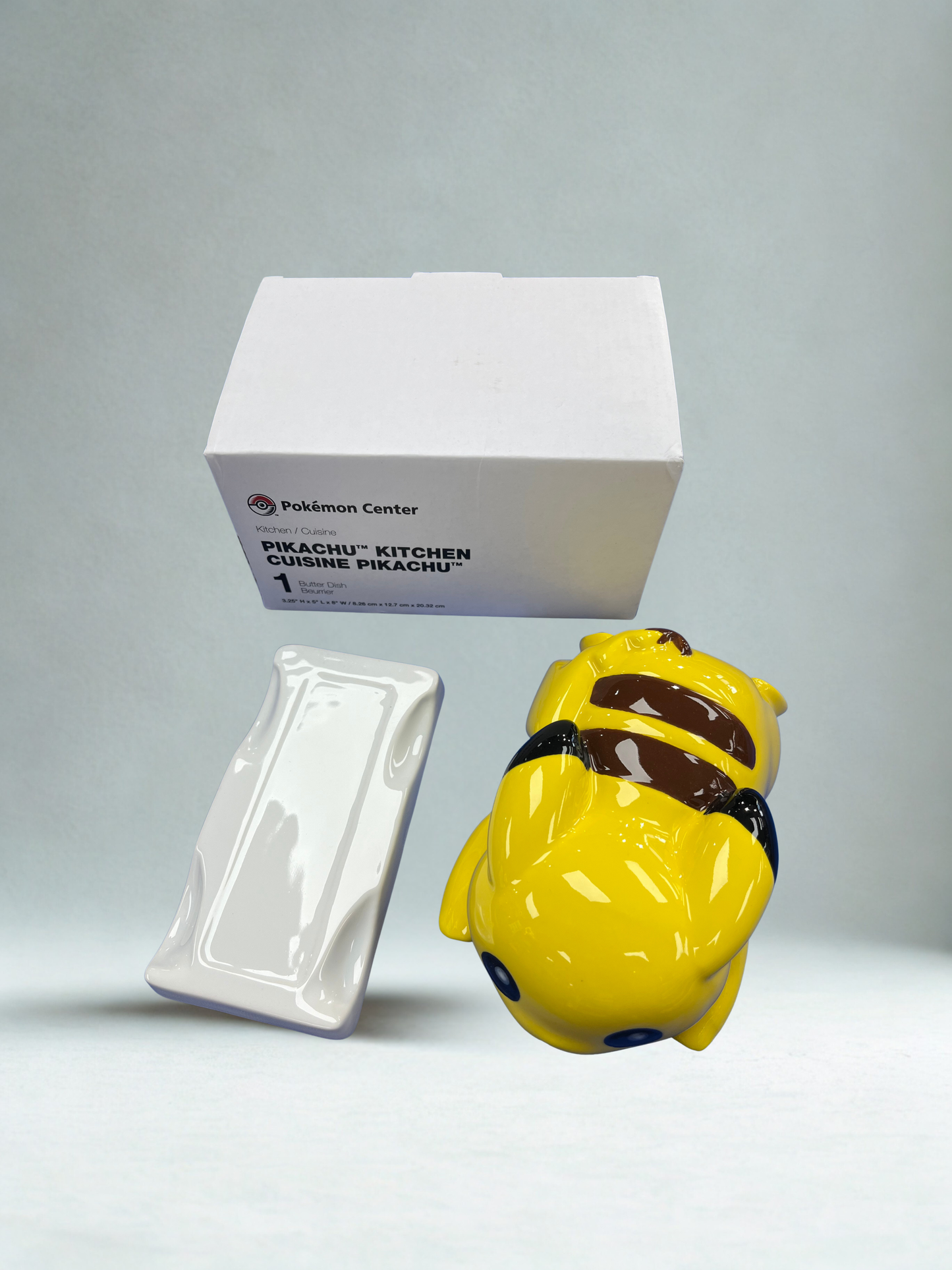 Pokémon Center: Pikachu Kitchen Ceramic Salt & Pepper Shaker Set, Butter Dish, Treat Jar (NOT SOLD SEPERATELY)