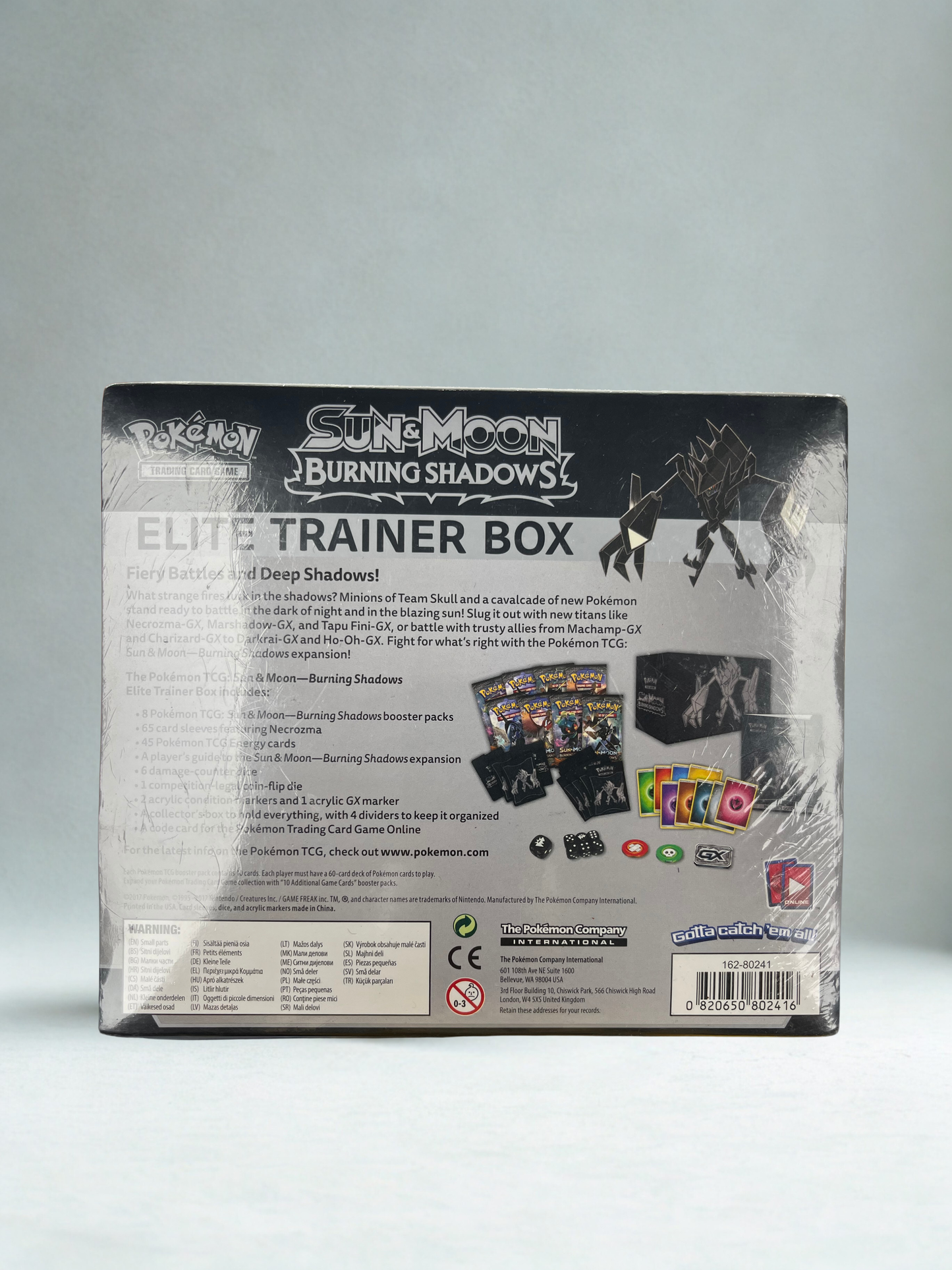 Pokémon TCG: Burning Shadows Elite Trainer Box