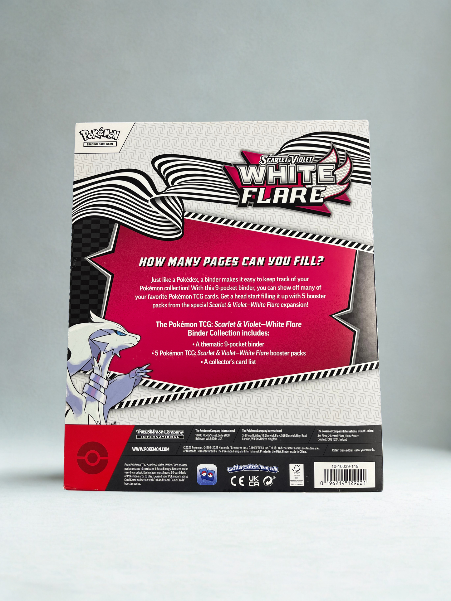 Pokémon TCG: White Flare Binder Collection - SV: White Flare