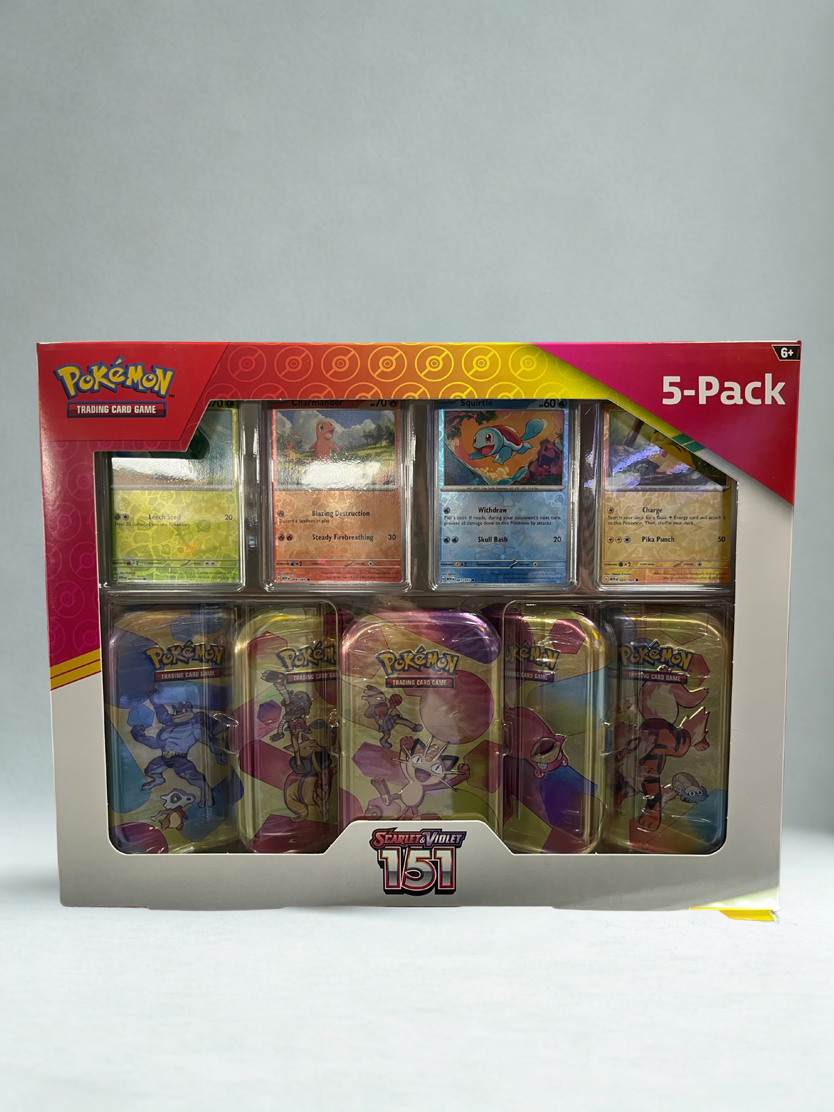 Costco Pokemon Scarlet & Violet 151 Mini Tin 5-pack-Meowth