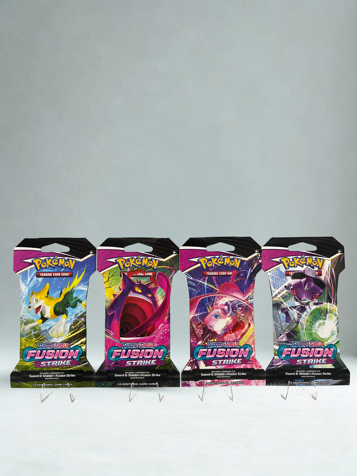 Fusion Strike Sleeved Booster Pack Art Bundle [Set of 4] Unopened