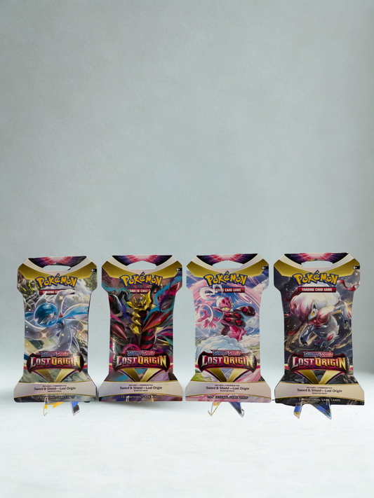 Pokémon TCG: Lost Origin Sleeved Booster Pack Art Bundle [Set of 4]