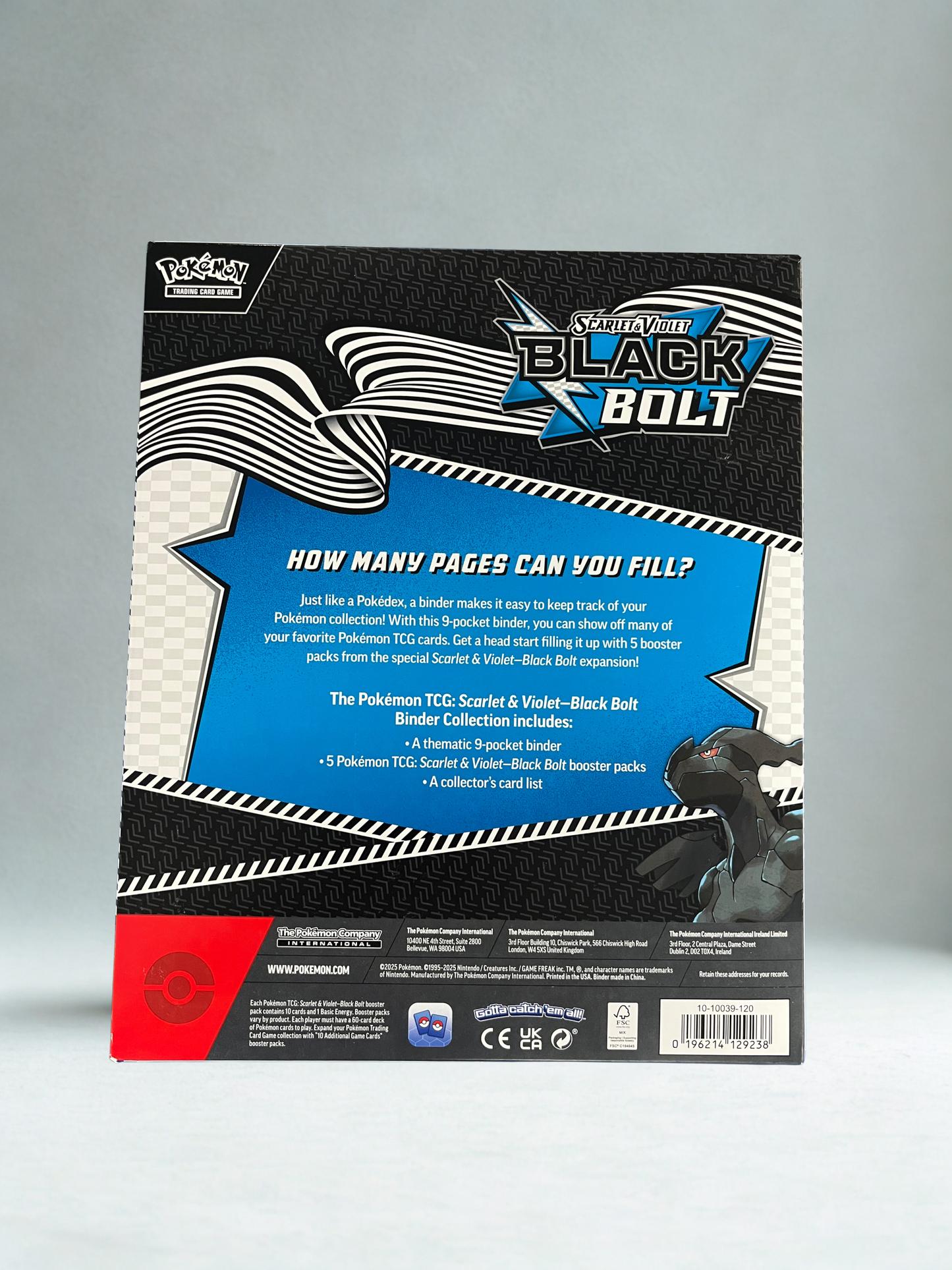 Pokémon TCG: Black Bolt Binder Collection - SV: Black Bolt