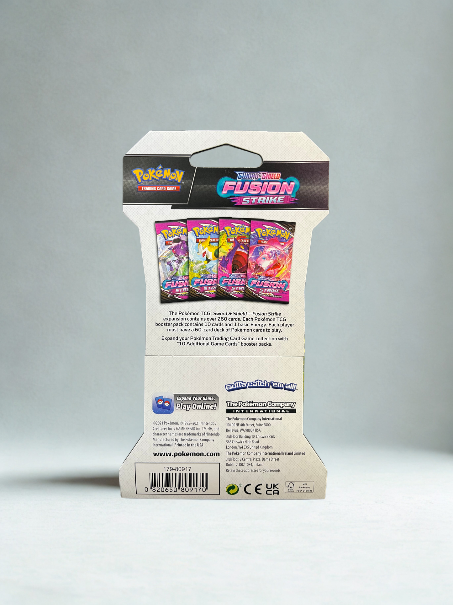 Pokémon TCG: Fusion Strike Blister 5 Pack