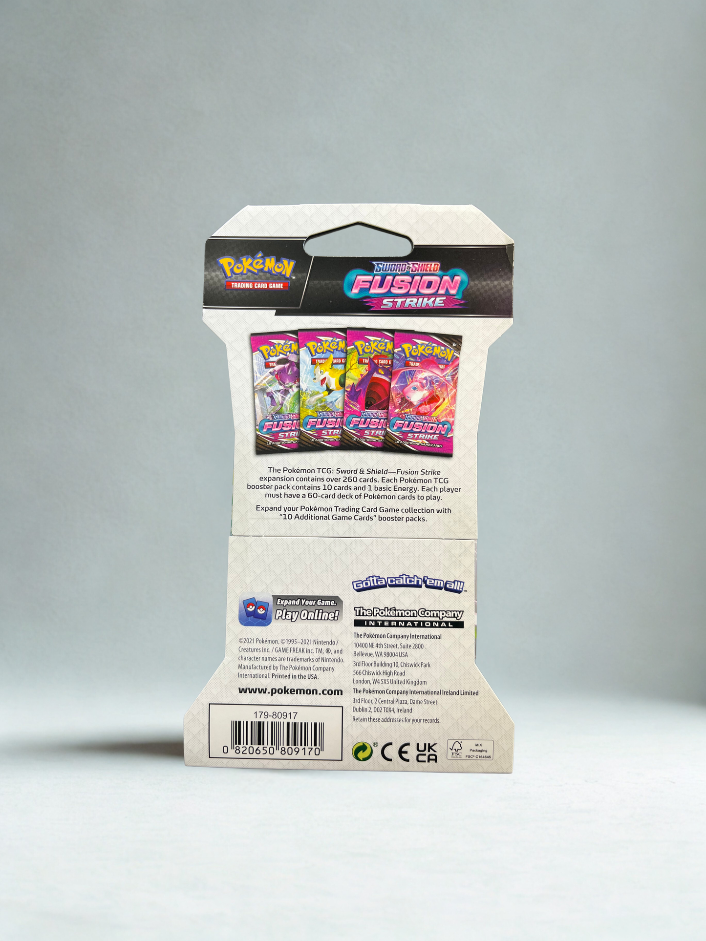 Pokémon TCG: Fusion Strike Blister 5 Pack